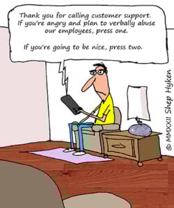 customer support comic