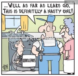 '...well as far as leaks go, this is definitely a nasty one!'