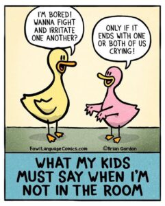 aruging parent comic