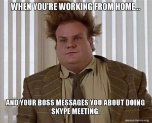 work skype photo