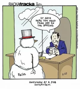 snowman interview comic