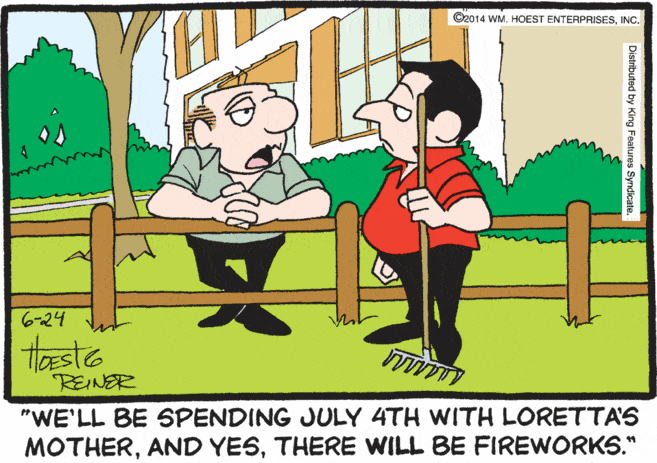 Independence Funny Comic