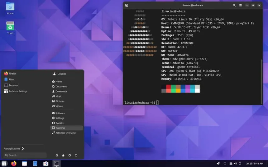 Nobara Desktop
