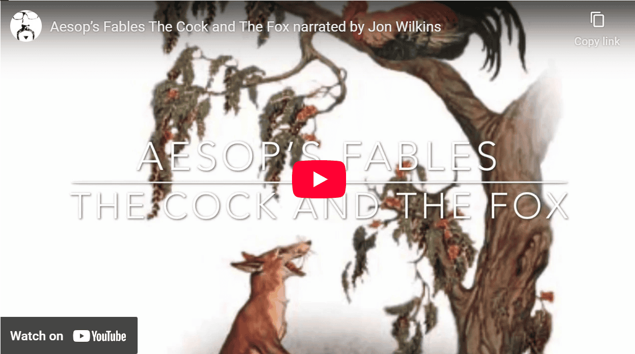 Aesop Fables The Cock And The Fox