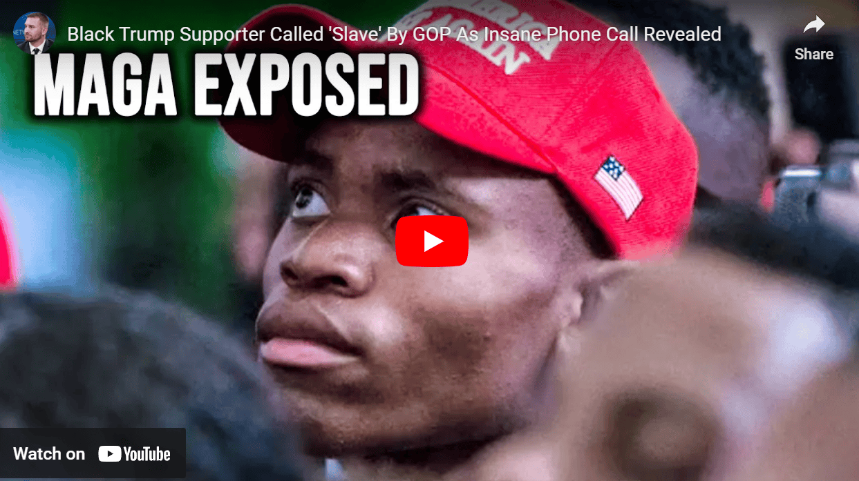Black Trump Supported Called Slave