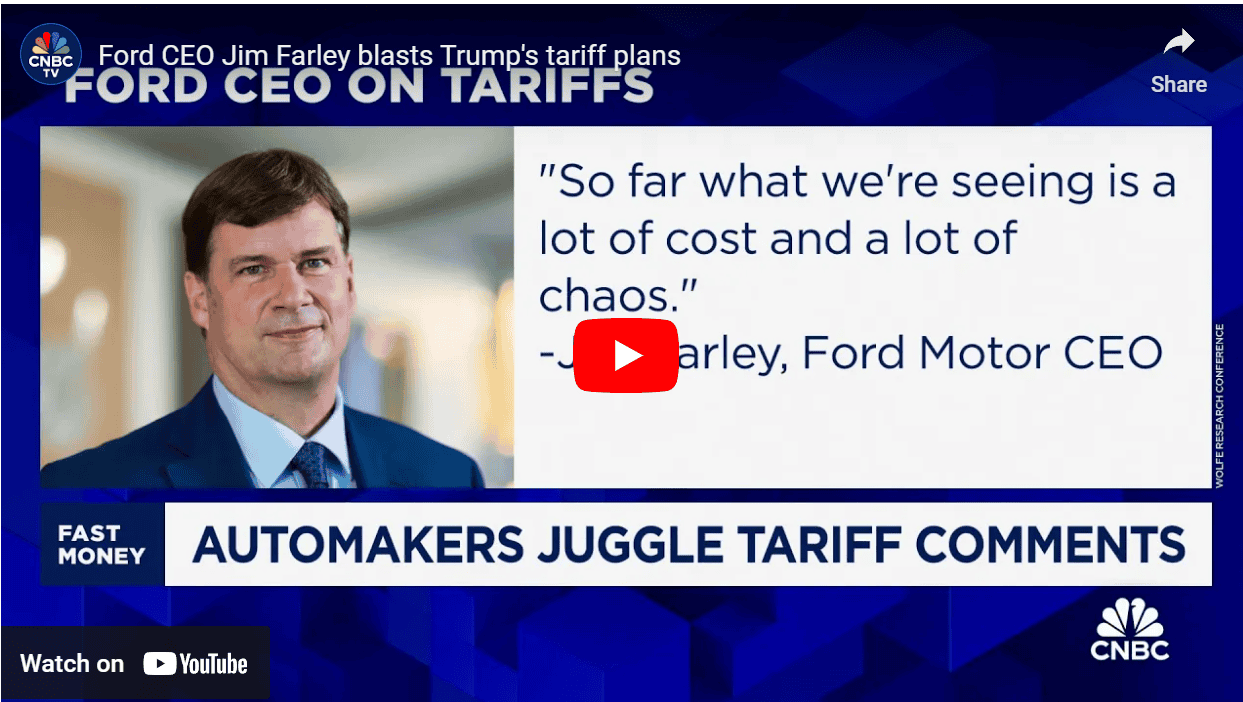Ford Hates Tariffs