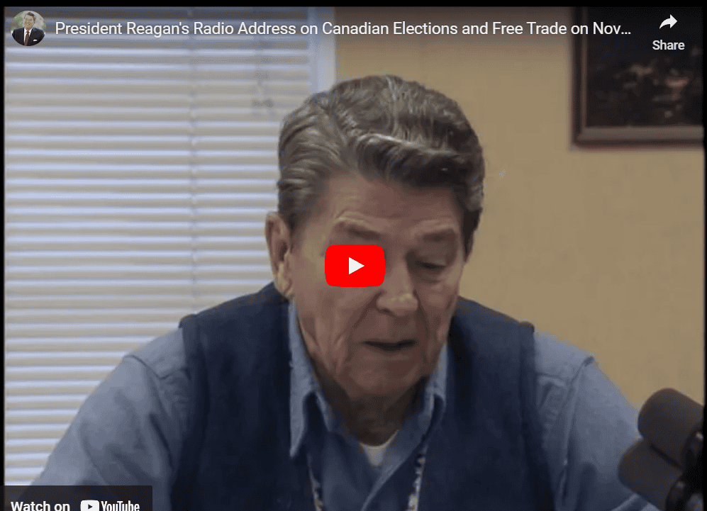 Ronald Reagan Warns Against Trade Wars