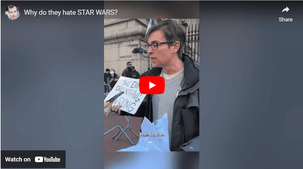 Star Wars Protestor Gets Attacked