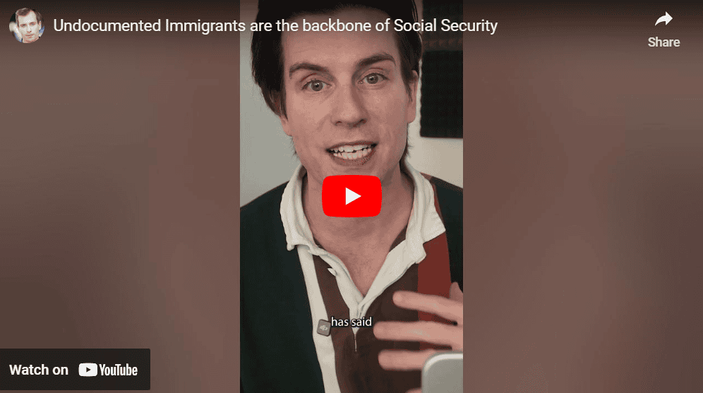 Undocumented Immigrants Support Social Security