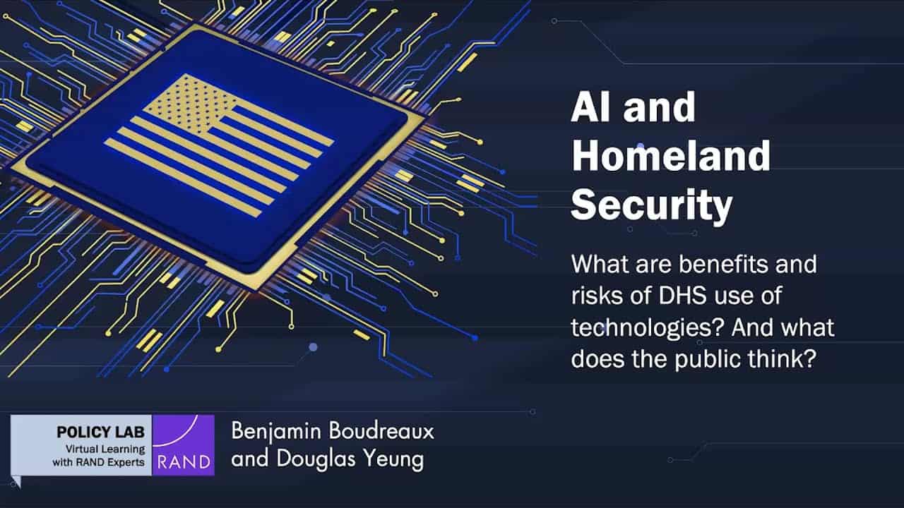 Ai and homeland security