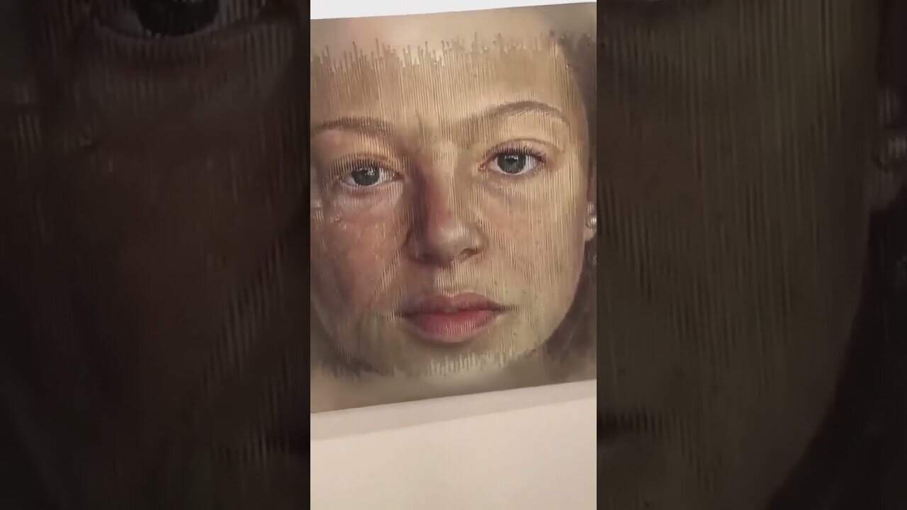 Beautiful lenticular painting
