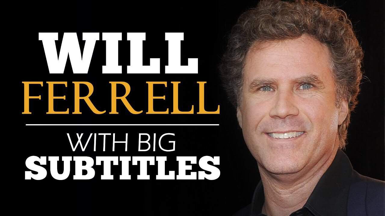 English speech | will ferrell: trust your gut (english subtitles)