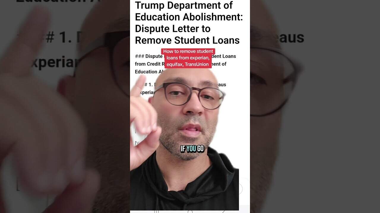 Getting your student loan removed