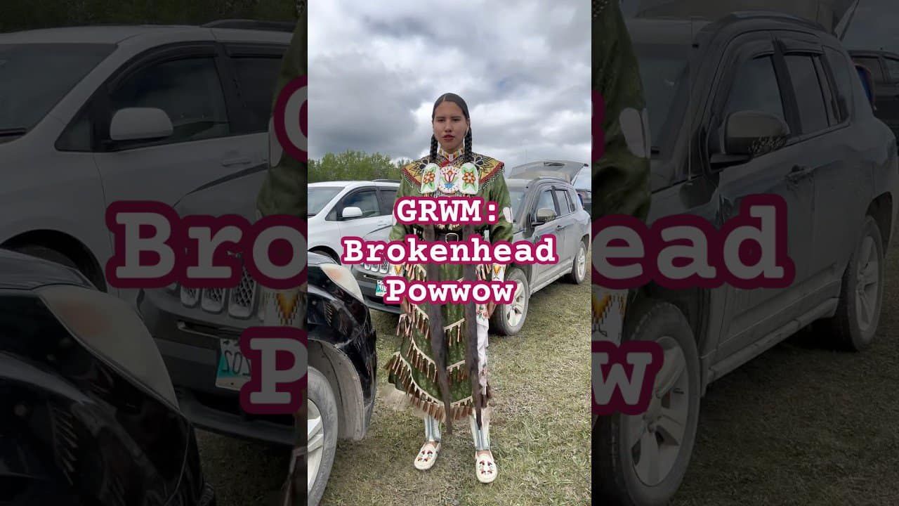 Grwm: brokenhead powwow 🪶✨ #native#indigenous#jingledress#dance