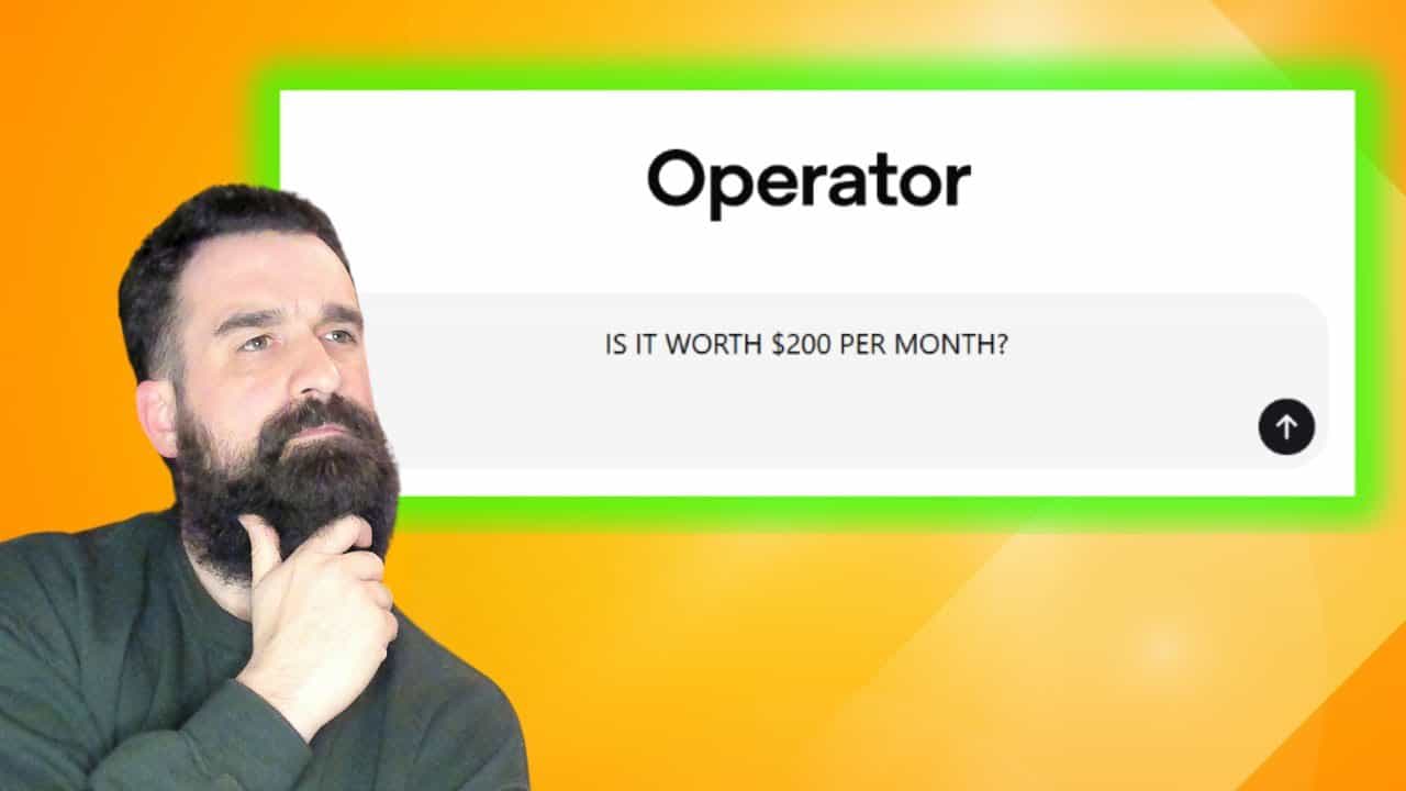 Chatgpt operator $200 feature disappointing