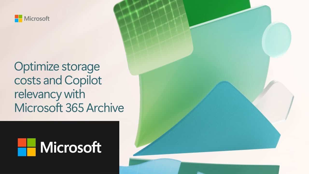 Save money with microsoft 365 archive