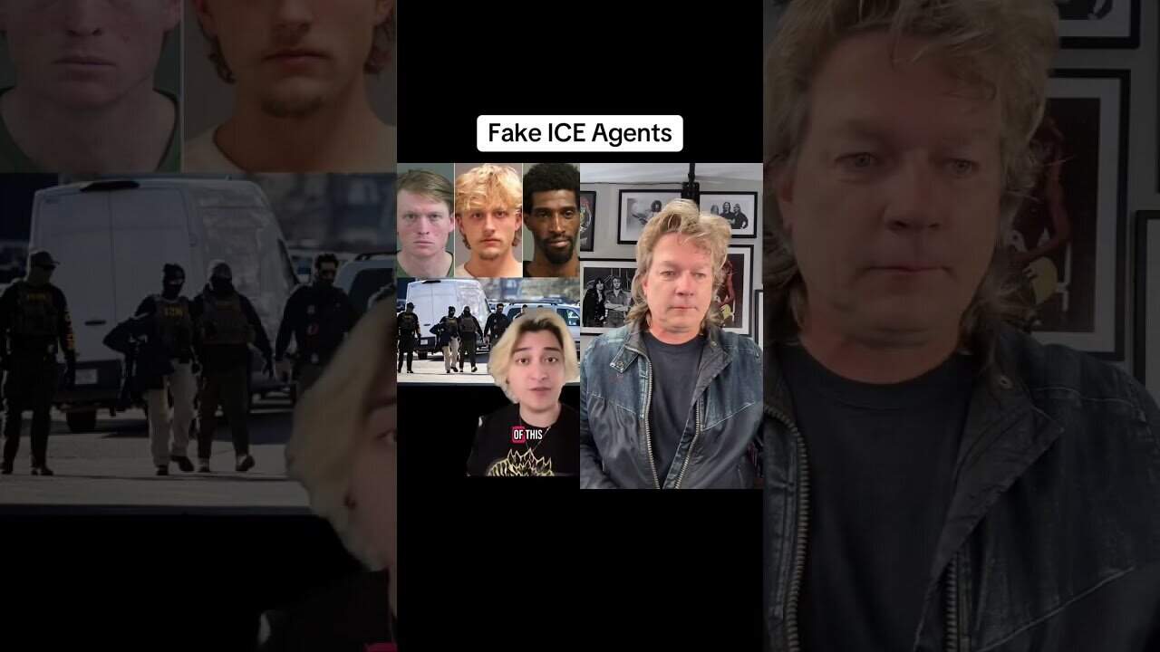 Fake ice agents #ice #fake #mask #imposter