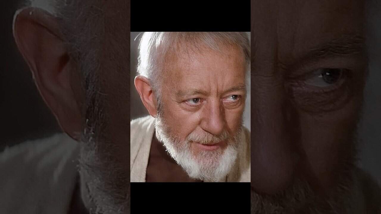  obi wan gives luke his father’s lightsaber 