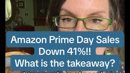 Amazon prime day sales down 41%. what’s the takeaway?