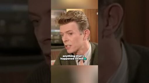 David bowie talks about humility and accepting the consequences of your own actions.