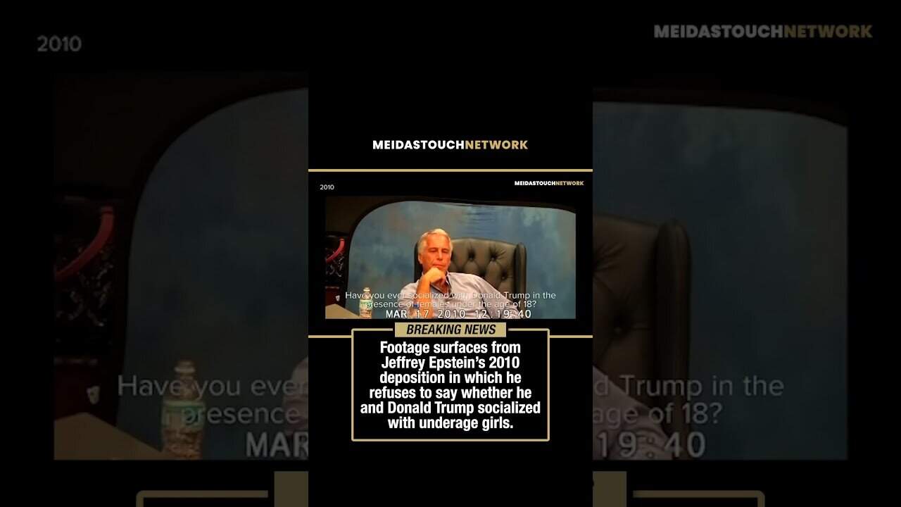 Jeffrey epstein asked about socializing with trump and underage girls during 2010 deposition