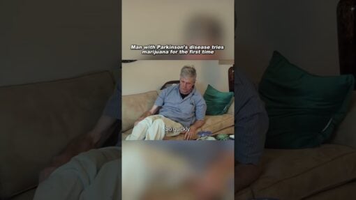 Man with parkinson’s disease tries medical cannabis for the first time