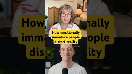 How emotionally immature people distort reality