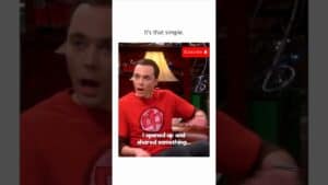 It’s that simple! sheldon cooper and penny the big bang theory #thebbt