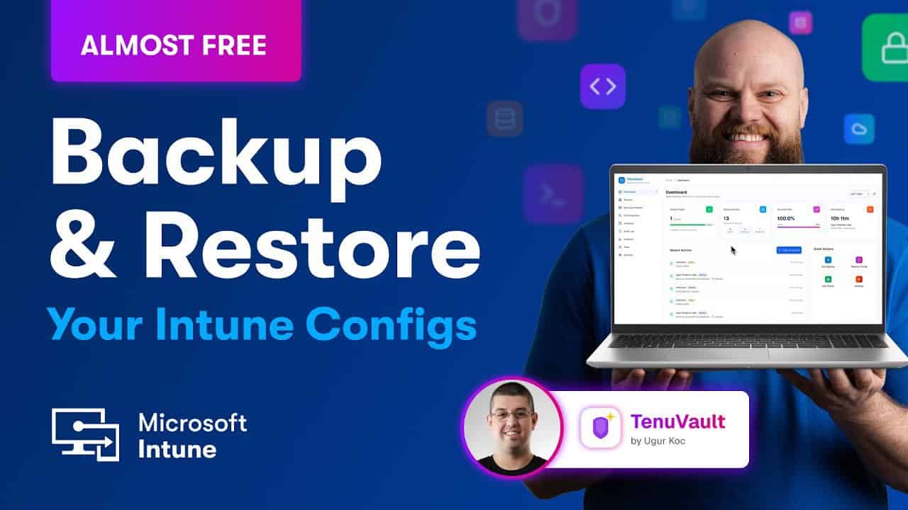 The ‘Almost Free’ Way to Backup and Restore Your Intune Configs