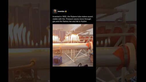 Watch Sound Turn Into Fire Waves