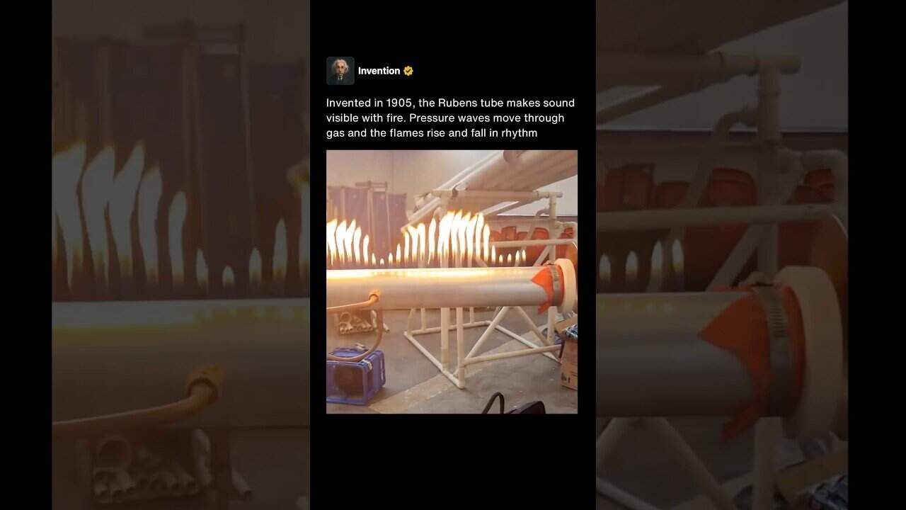 Watch Sound Turn Into Fire Waves