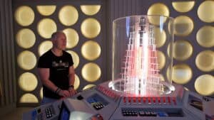 Incredible replica of the 1983 TARDIS control room