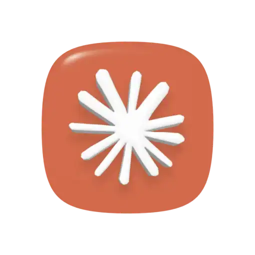 Claude ai icon on a transparent background free png